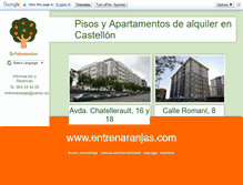 Tablet Screenshot of entrenaranjas.com